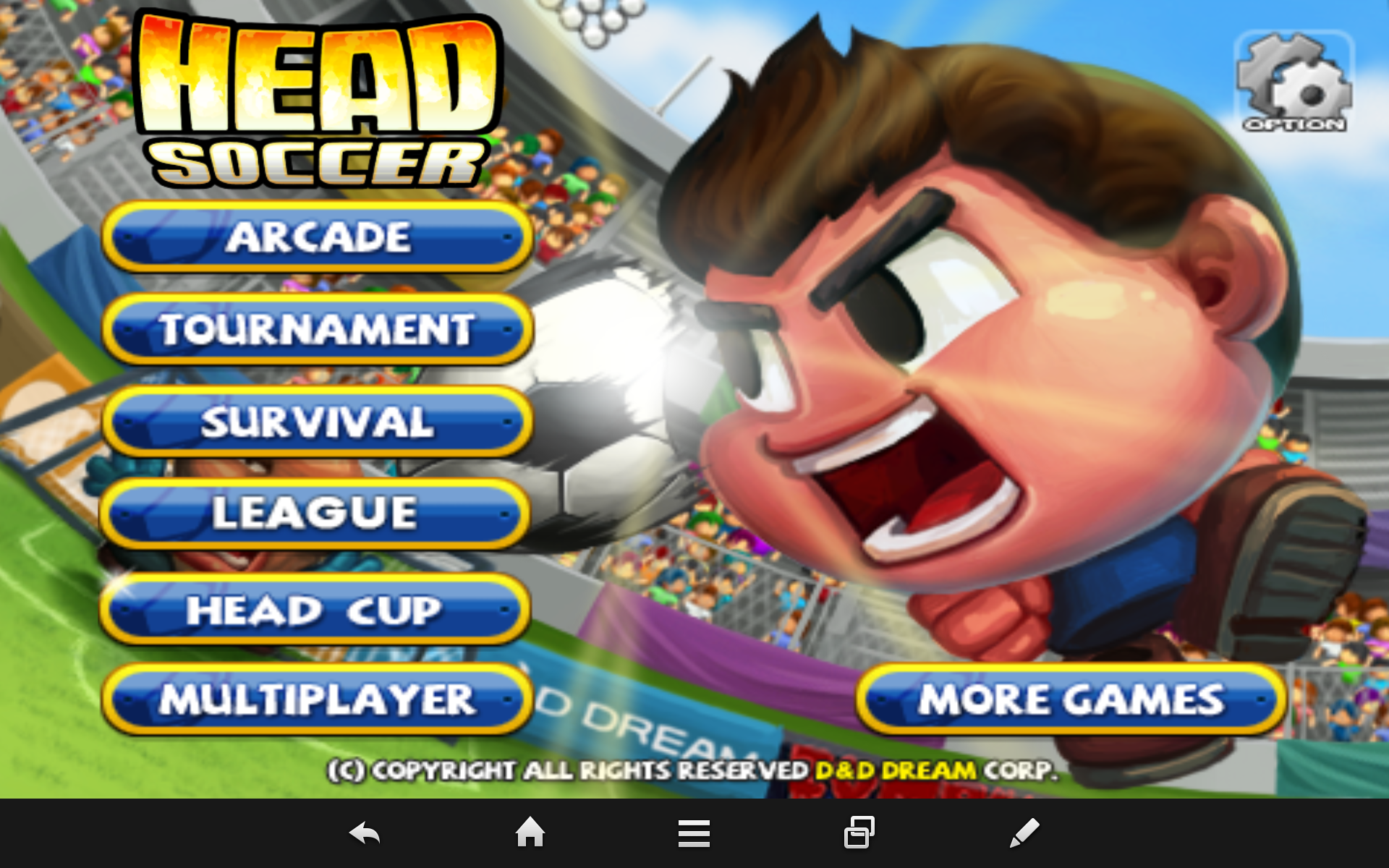 Head Soccer ヘッドサッカー 簡単に出来るスマホゲーム紹介